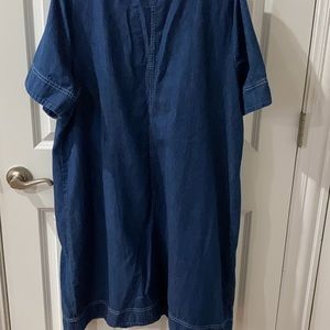 J. Jill Short Sleeve Denim Dress